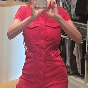 Good American Fit for Success denim jumpsuit Size S